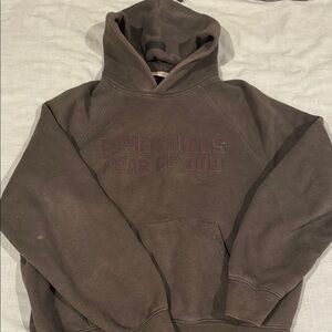 Fear of God Brown Sweatshirt Hoodie Casual Top